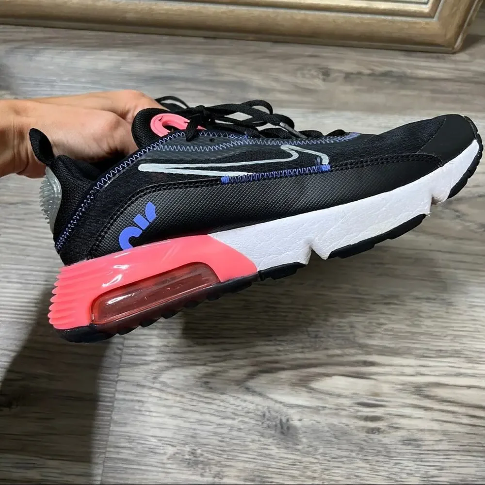 Nike Air Max 2090 Sneakers Shoes Black Sunset Sneakers Shoes sz 6.5 Youth